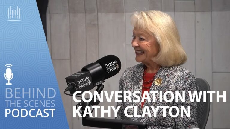 Kathy Clayton, Greeter for Music & the Spoken Word