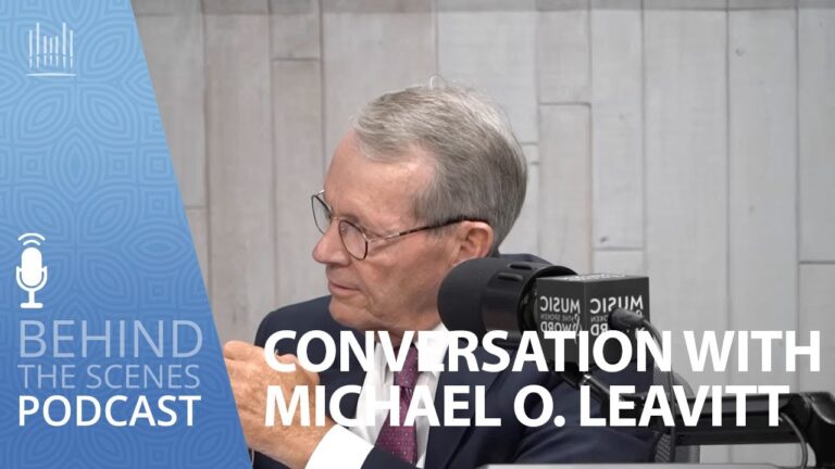 Behind-the-scenes with Michael O. Leavitt, President of the Tabernacle Choir at Temple Square